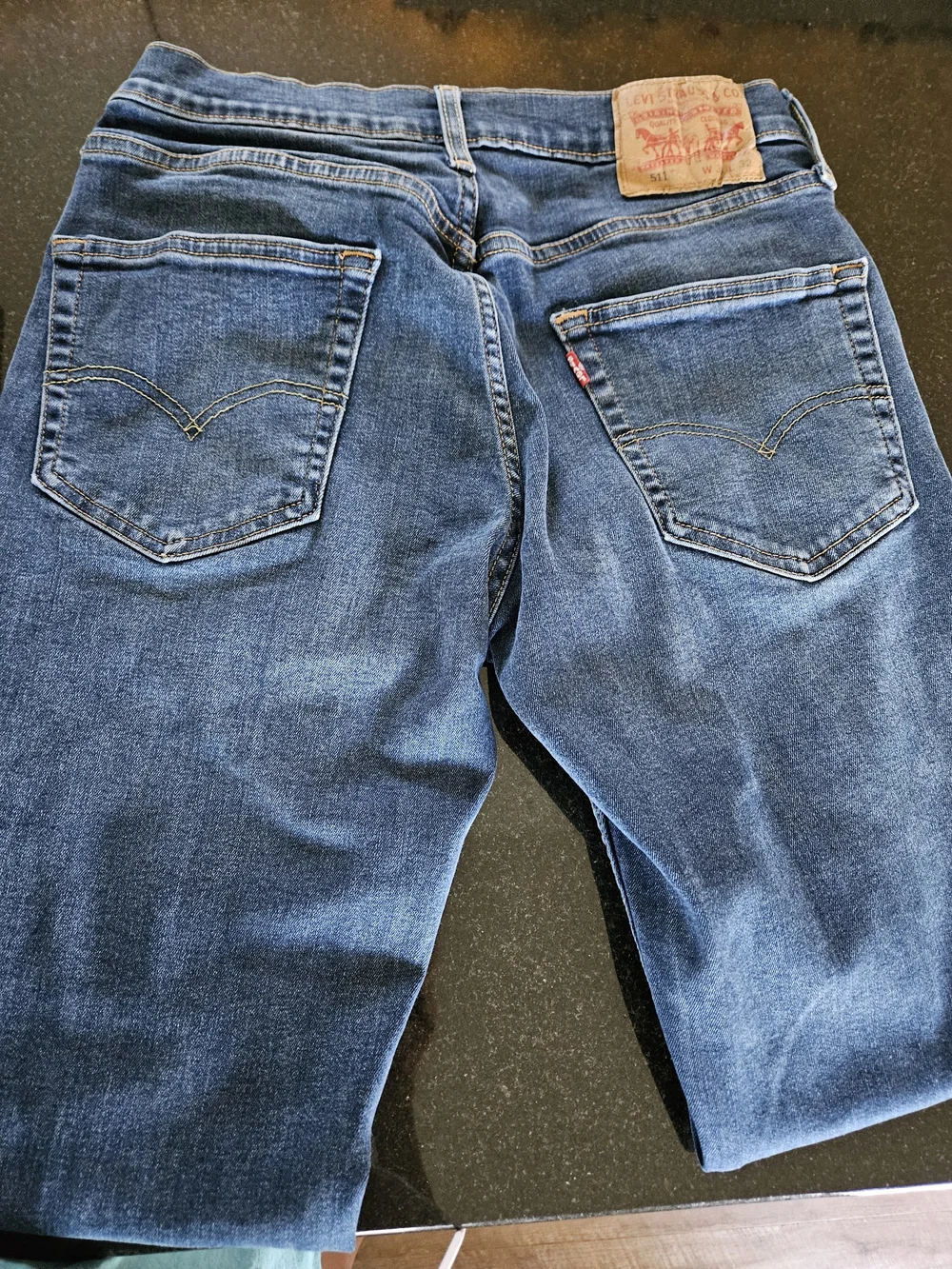 Levi's  Strauss Men's 511 Dark Blue Straight Jeans